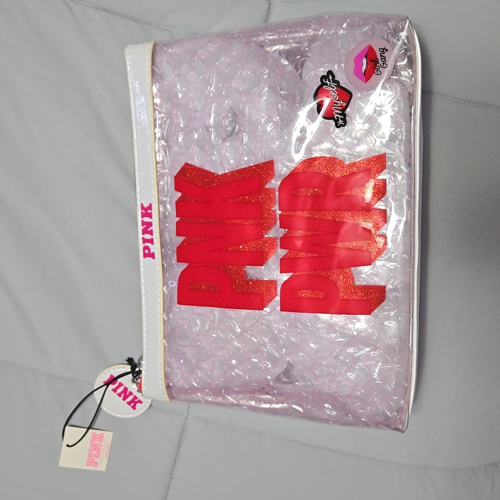PINK makeup bag - cosmetic bag - NWT